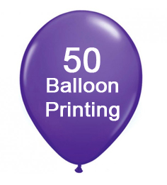 [50 pieces] Balloon Logo Printing 1 Colour